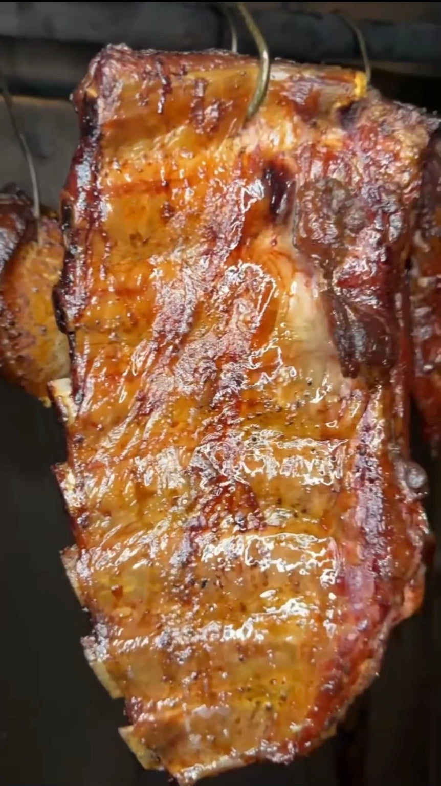Traditional Wood-Smoked Pork Ribs — $15